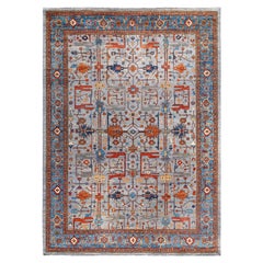 Serapi One-of-a-Kind Wool Gray Area Rug 10' 2" x 14' 0"