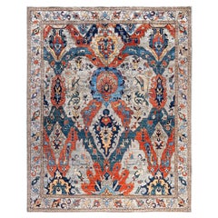 Serapi One-of-a-Kind Wolle Gray Bereich Teppich 7' 11" x 9' 9"