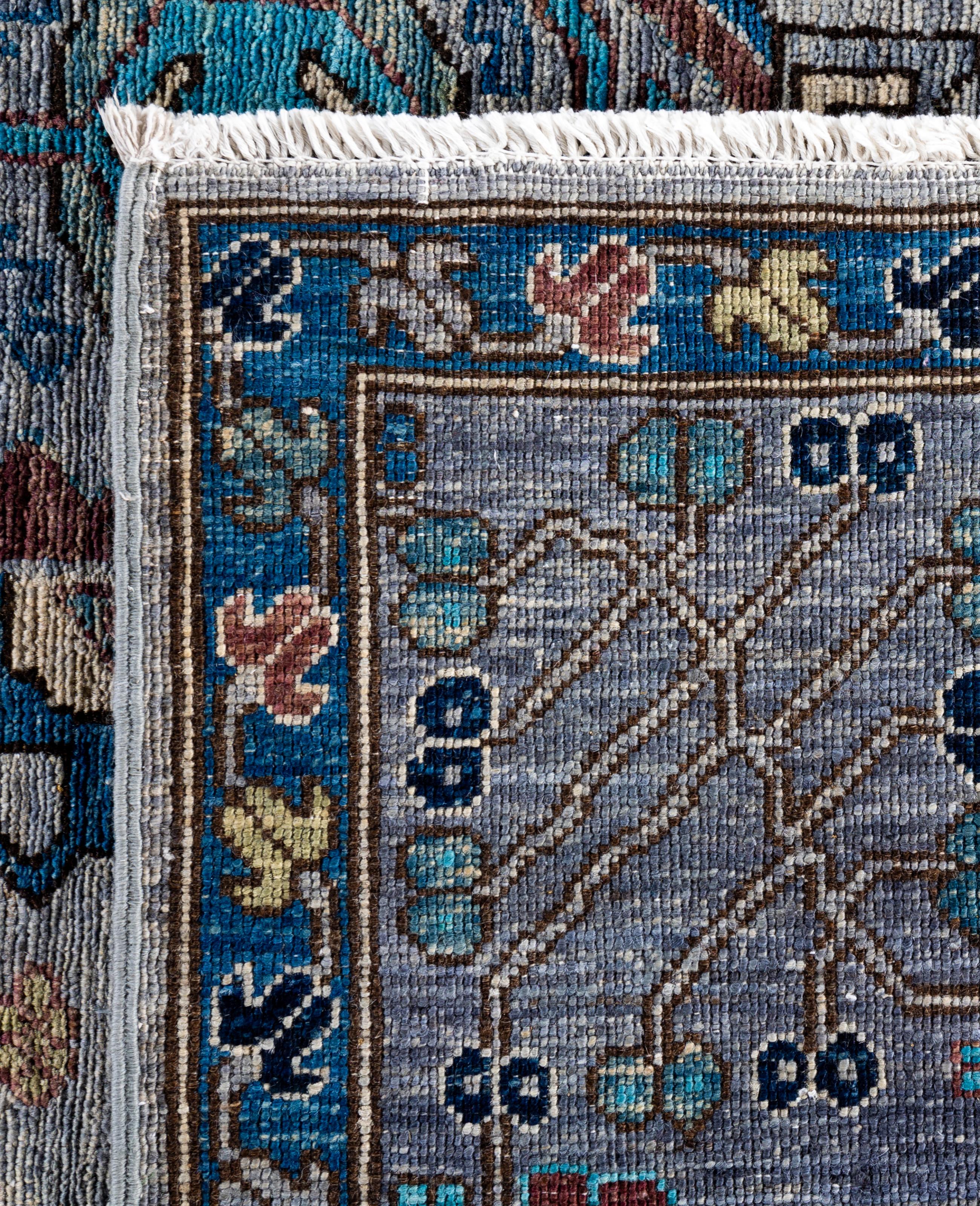 Serapi One-of-a-Kind Wool Gray Area Rug 8' 0