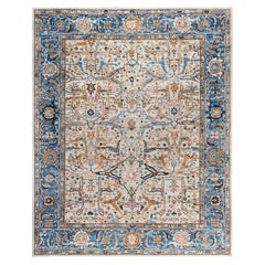 Serapi One-of-a-Kind Wolle Grau Bereich Teppich 8' 0" x 9' 9"