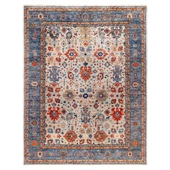 Serapi One-of-a-Kind Wool Gray Area Rug 8' 11" x 11' 9"