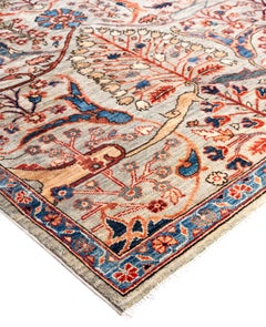 Serapi One-of-a-Kind Wolle grau Bereich Teppich 8' 11" x 12' 0"