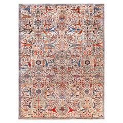 Serapi One-of-a-Kind Wool Gray Area Rug 8' 11" x 12' 0"