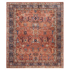 Serapi One-of-a-Kind Wool Gray Area Rug 8' 2" x 10' 3"