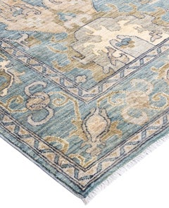 Tappeto Serapi One-of-a-Kind in lana grigio 8' 3" x 9' 11"