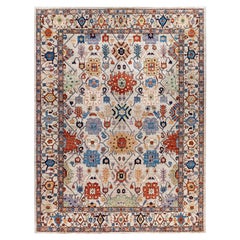 Serapi One-of-a-Kind Wool Gray Area Rug 9' 0" x 11' 10"