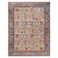 Serapi One-of-a-Kind Wool Gray Area Rug 9' 2" x 11' 10"