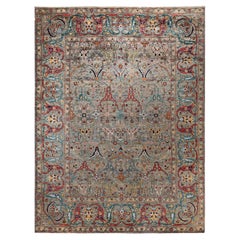 Serapi One-of-a-Kind Wool Green Area Rug 9' 3" x 12' 0"