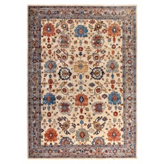 Serapi One-of-a-Kind Wool Ivory Area Rug 10' 1" x 14' 0"
