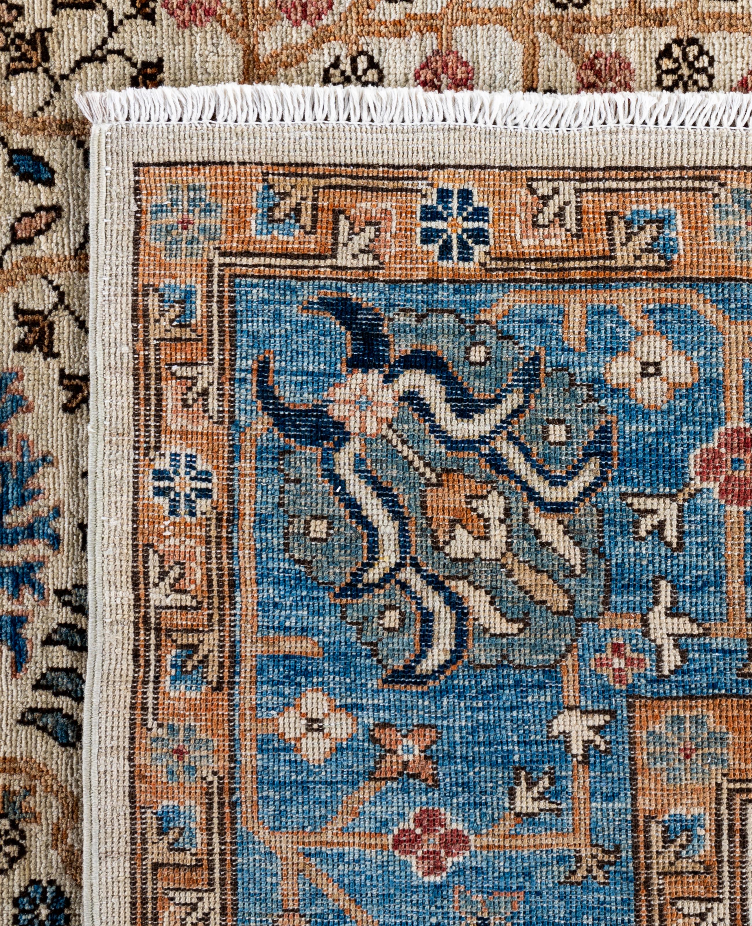 Serapi One-of-a-Kind Wool Ivory Area Rug 7' 11