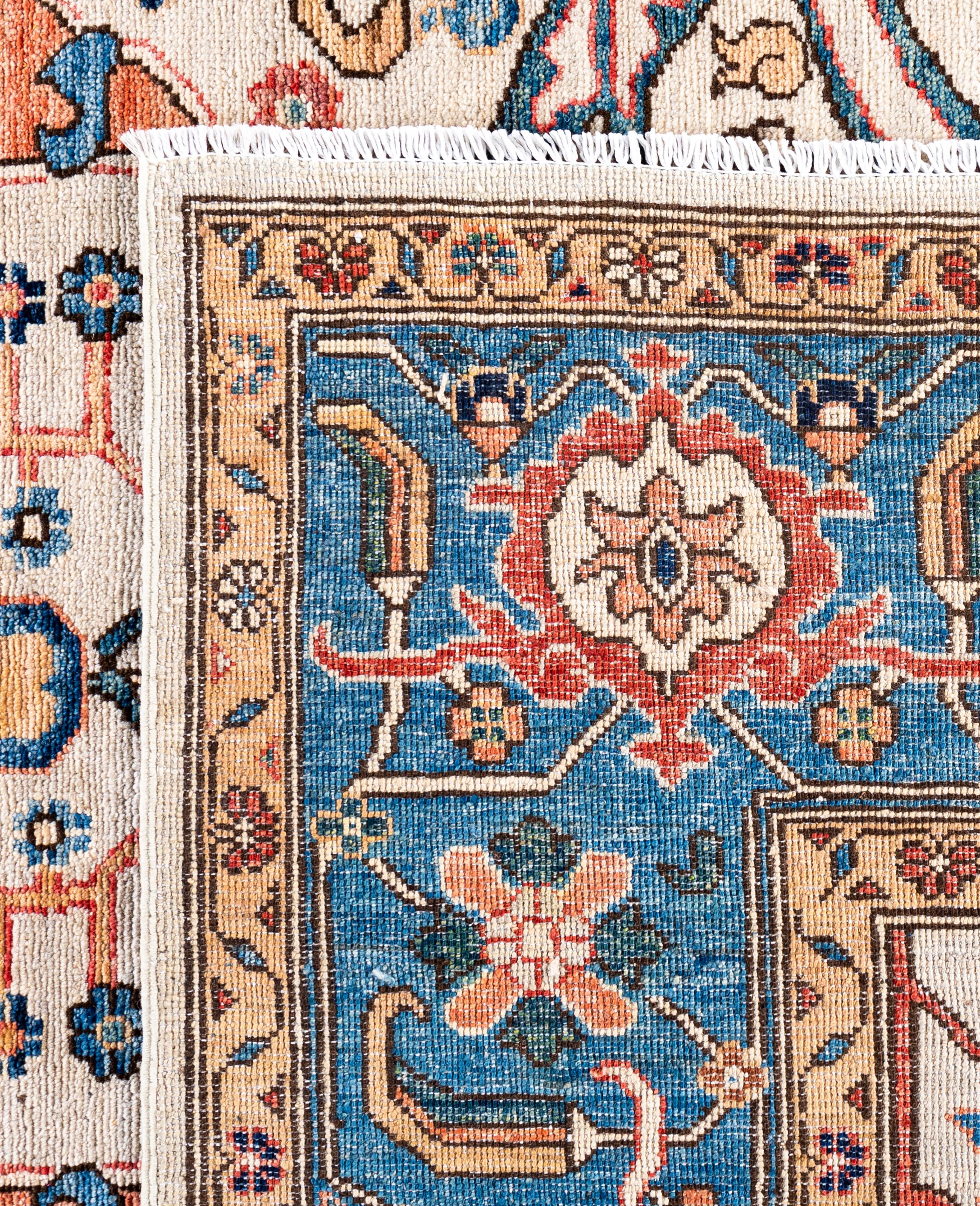 Serapi One-of-a-Kind Wool Ivory Area Rug 7' 11