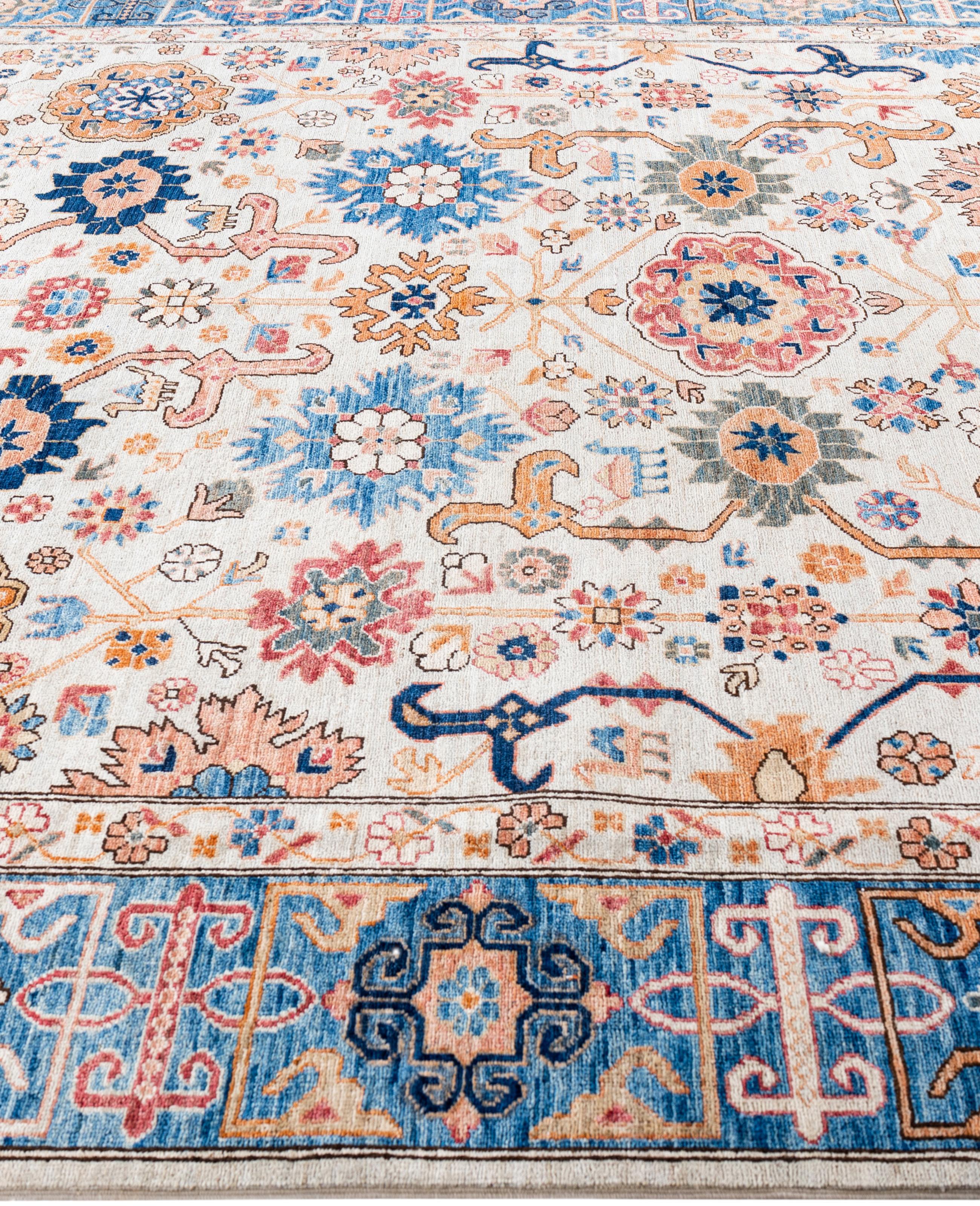 Serapi One-of-a-Kind Wolle Elfenbein Bereich Teppich 8' 0