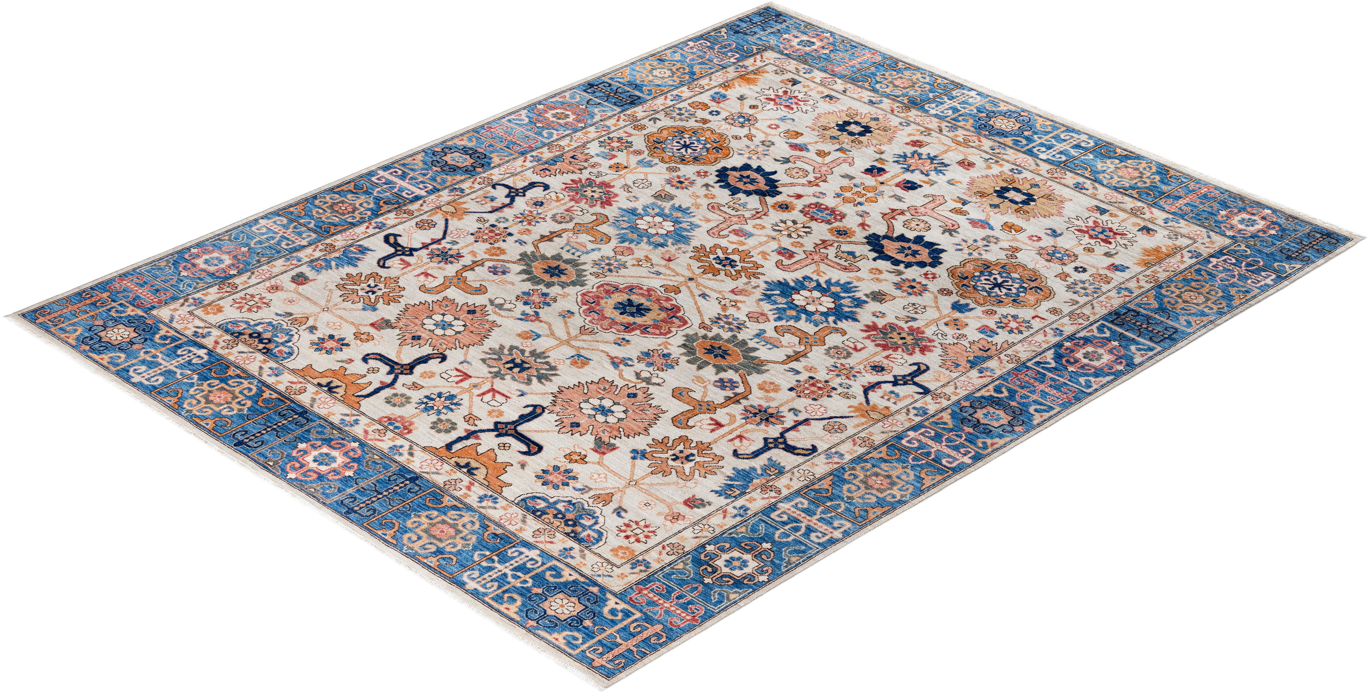 Serapi One-of-a-Kind Wolle Elfenbein Bereich Teppich 8' 0