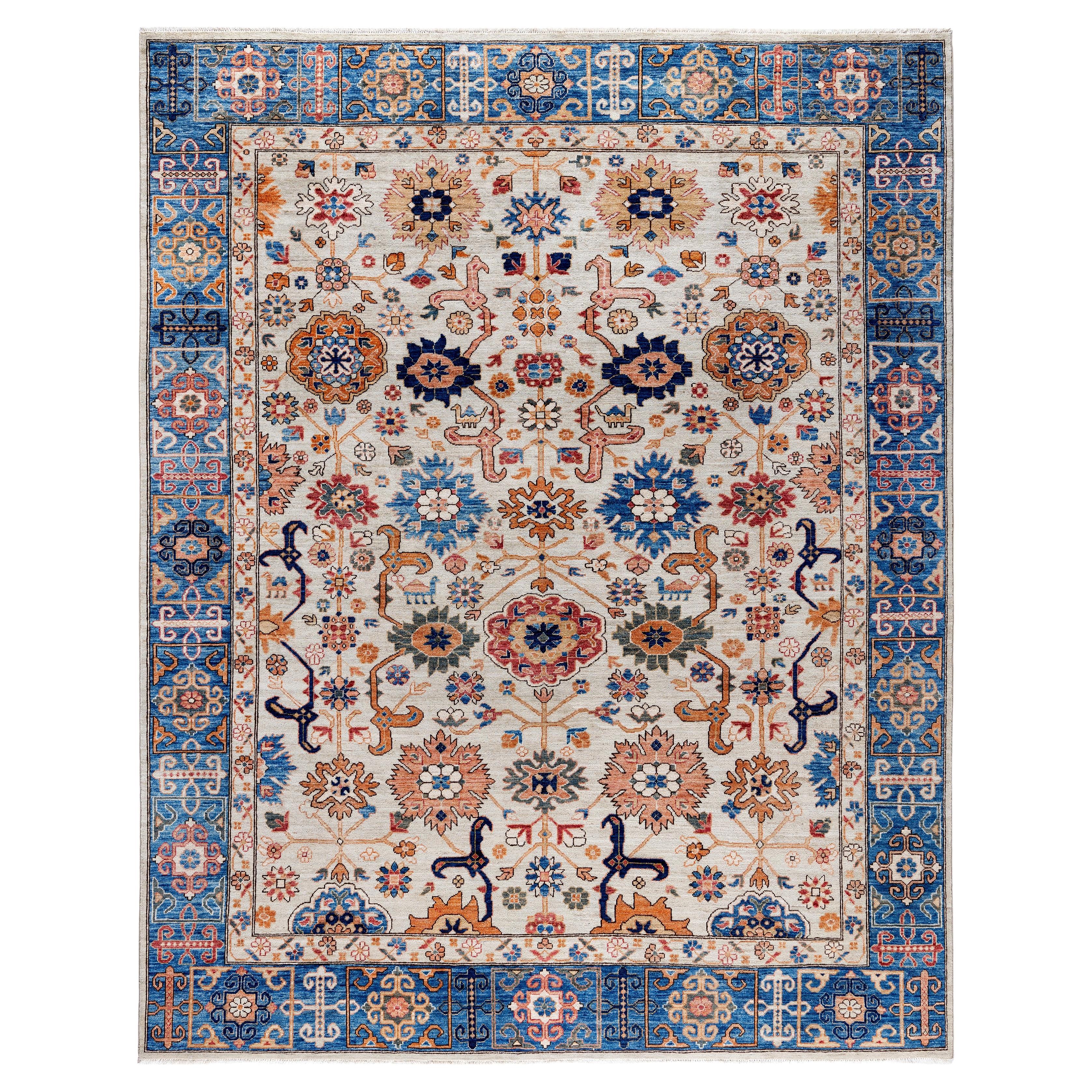 Serapi One-of-a-Kind Wolle Elfenbein Bereich Teppich 8' 0" x 10' 0"