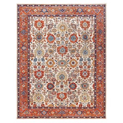 Serapi One-of-a-Kind Wool Ivory Area Rug 8' 0" x 10' 1"