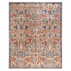 Tappeto Serapi in lana avorio unico nel suo genere 8' 0" x 9' 10"