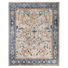 Serapi One-of-a-Kind Wool Ivory Area Rug 8' 1" x 9' 11"