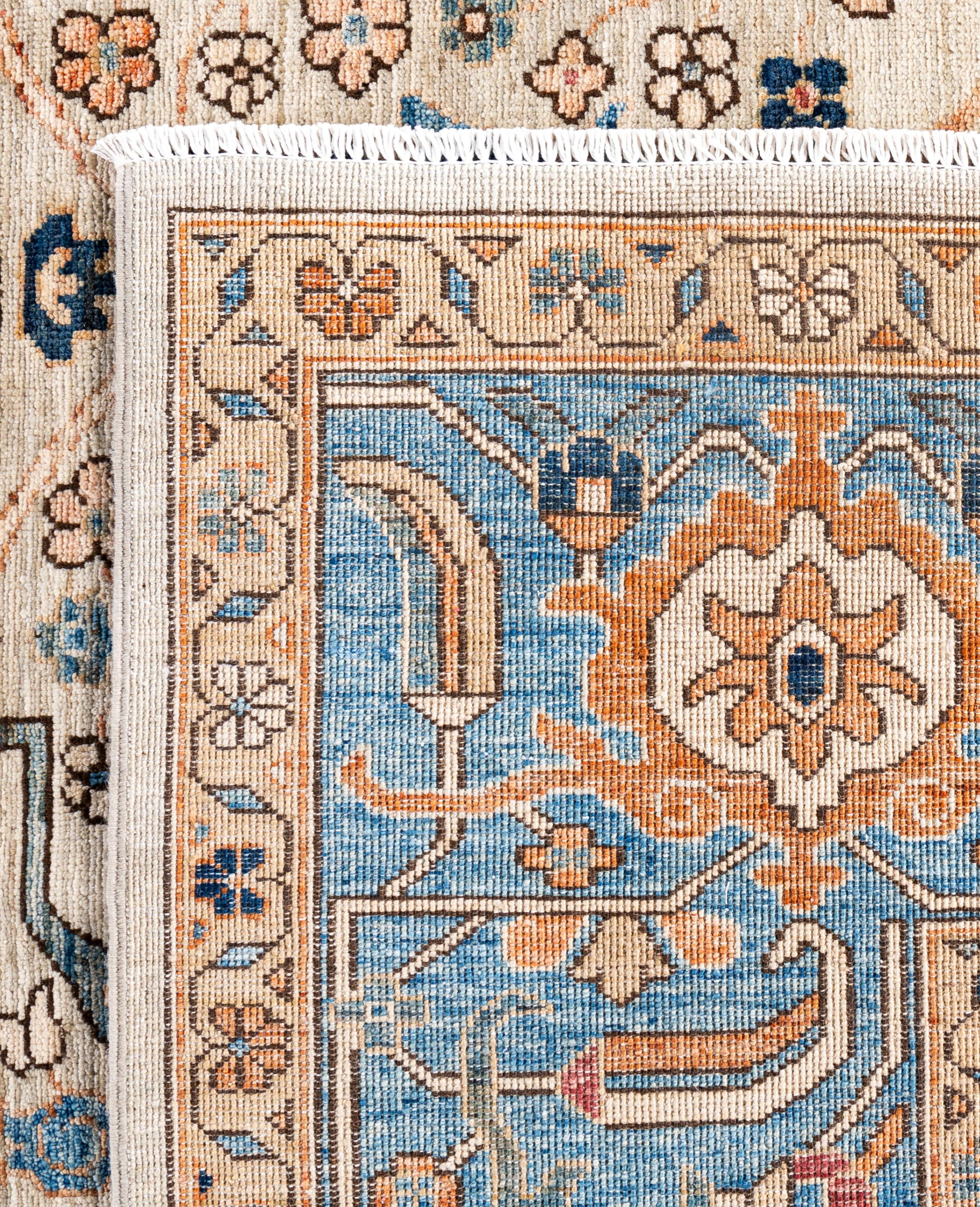 Serapi One-of-a-Kind Wool Ivory Area Rug 8' 11