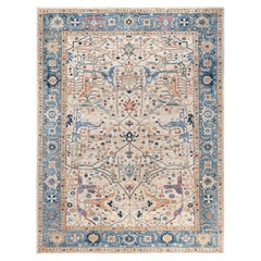 Serapi One-of-a-Kind Wool Ivory Area Rug 8' 11" x 11' 10"
