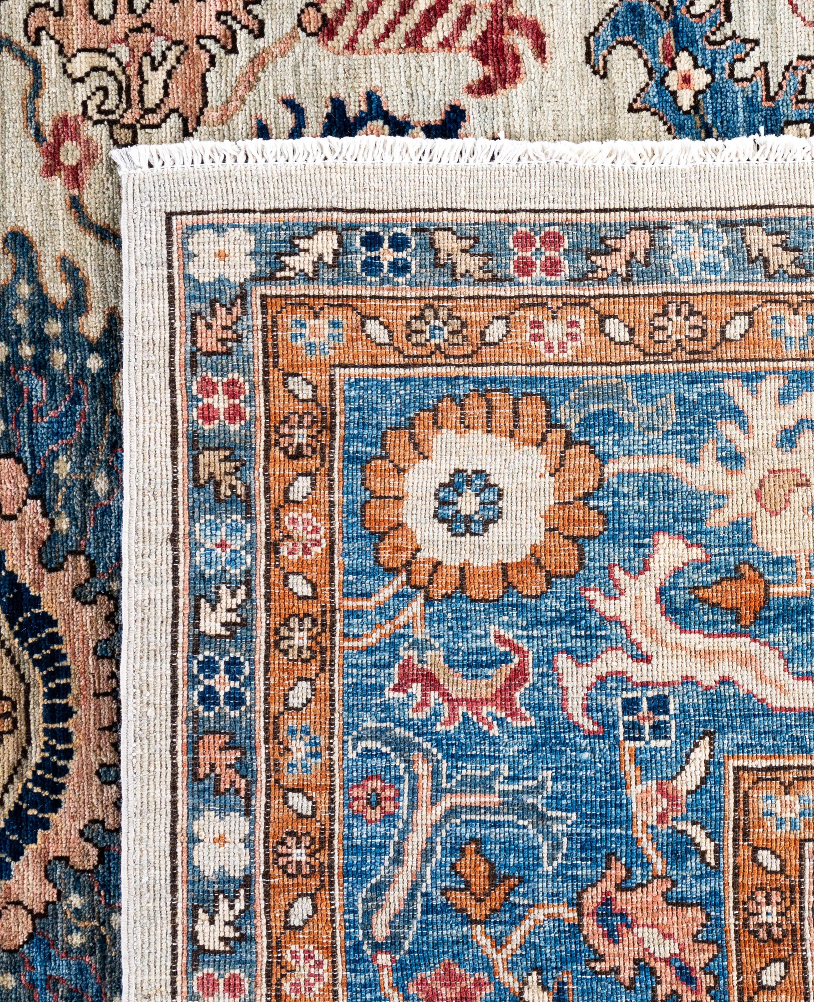 Serapi One-of-a-Kind Wool Ivory Area Rug 8' 11