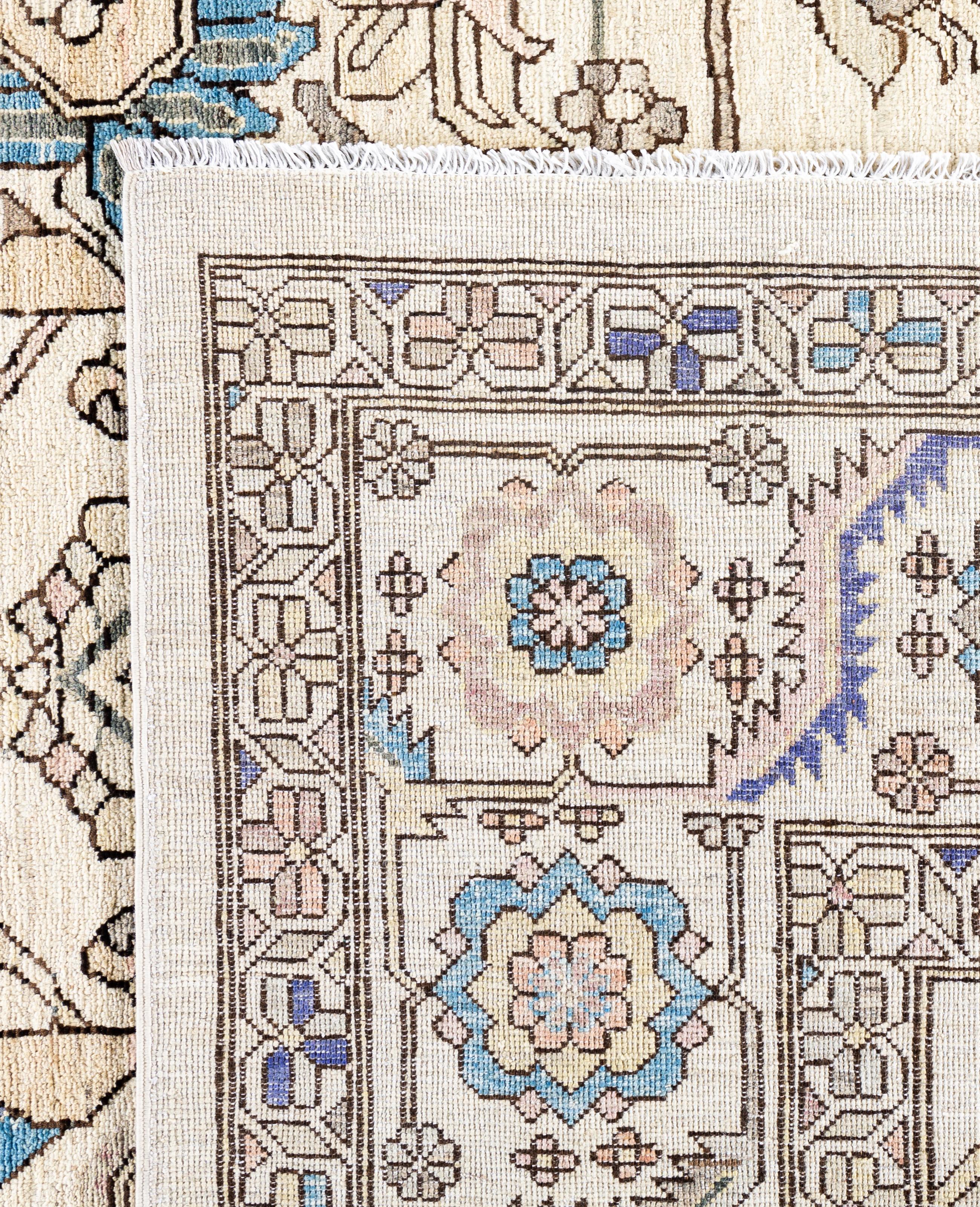 Serapi One-of-a-Kind Wool Ivory Area Rug 8' 11