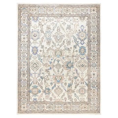 Serapi One-of-a-Kind Wool Ivory Area Rug 8' 11" x 11' 11"