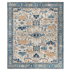 Serapi One-of-a-Kind Wolle Elfenbein Bereich Teppich 8' 2" x 9' 9"