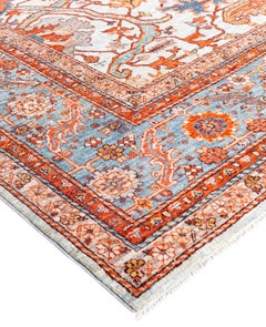 Serapi One-of-a-Kind Wool Ivory Area Rug 8' 9" x 12' 2"