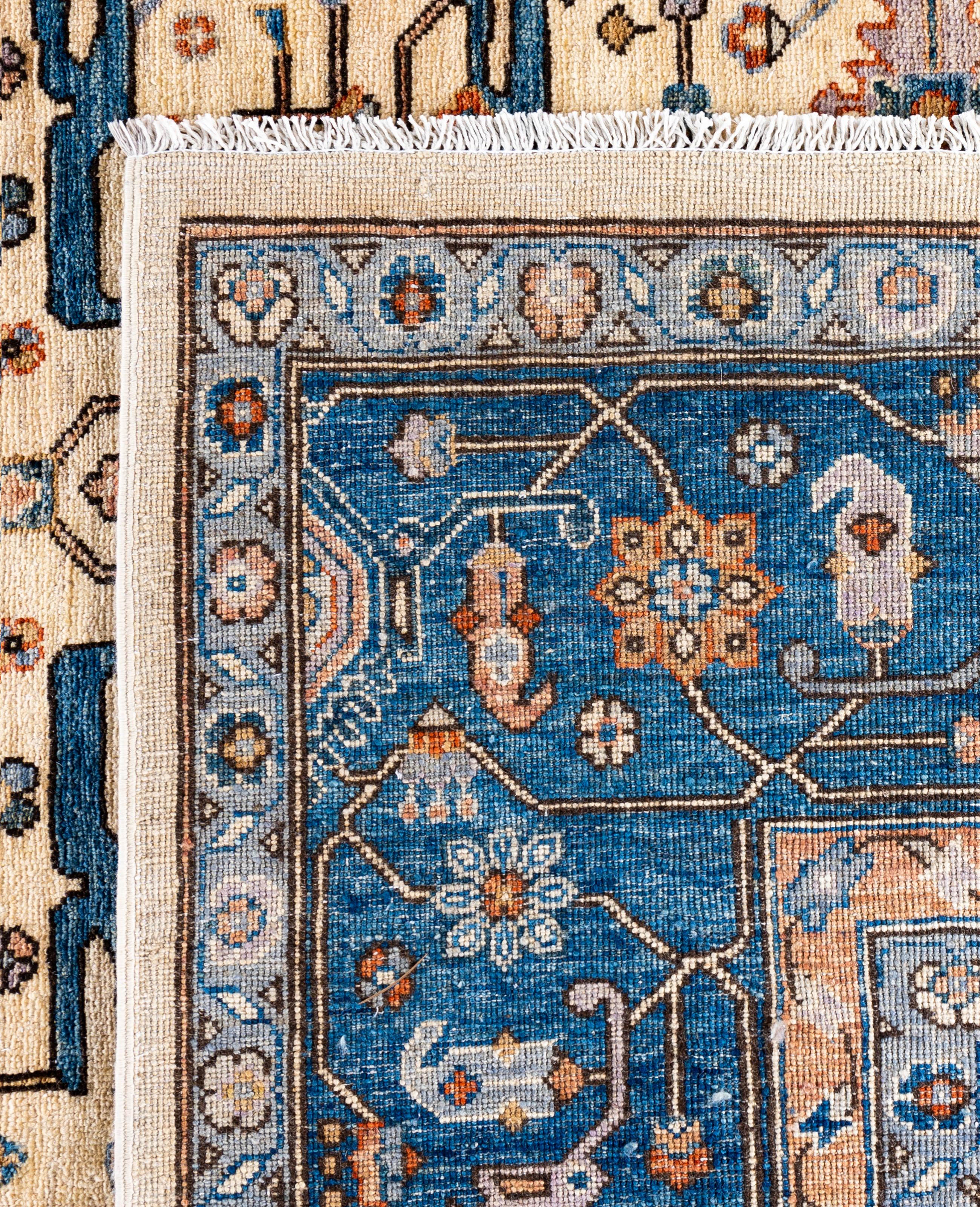 Serapi One-of-a-Kind Wool Ivory Area Rug 9' 0