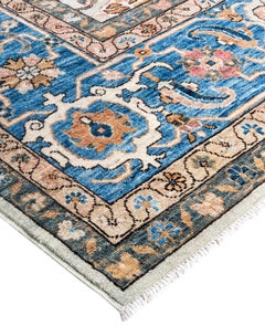 Tappeto Serapi in lana avorio unico nel suo genere 9' 0" x 12' 1"