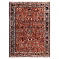 Serapi One-of-a-Kind Wool Orange Area Rug 10' 0" x 13' 9"