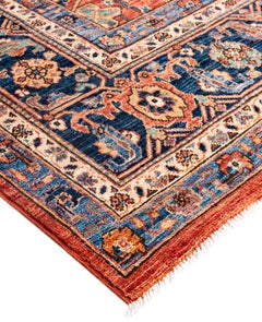 Serapi One-of-a-Kind Wool Orange Area Rug 8' 0" x 10' 3"