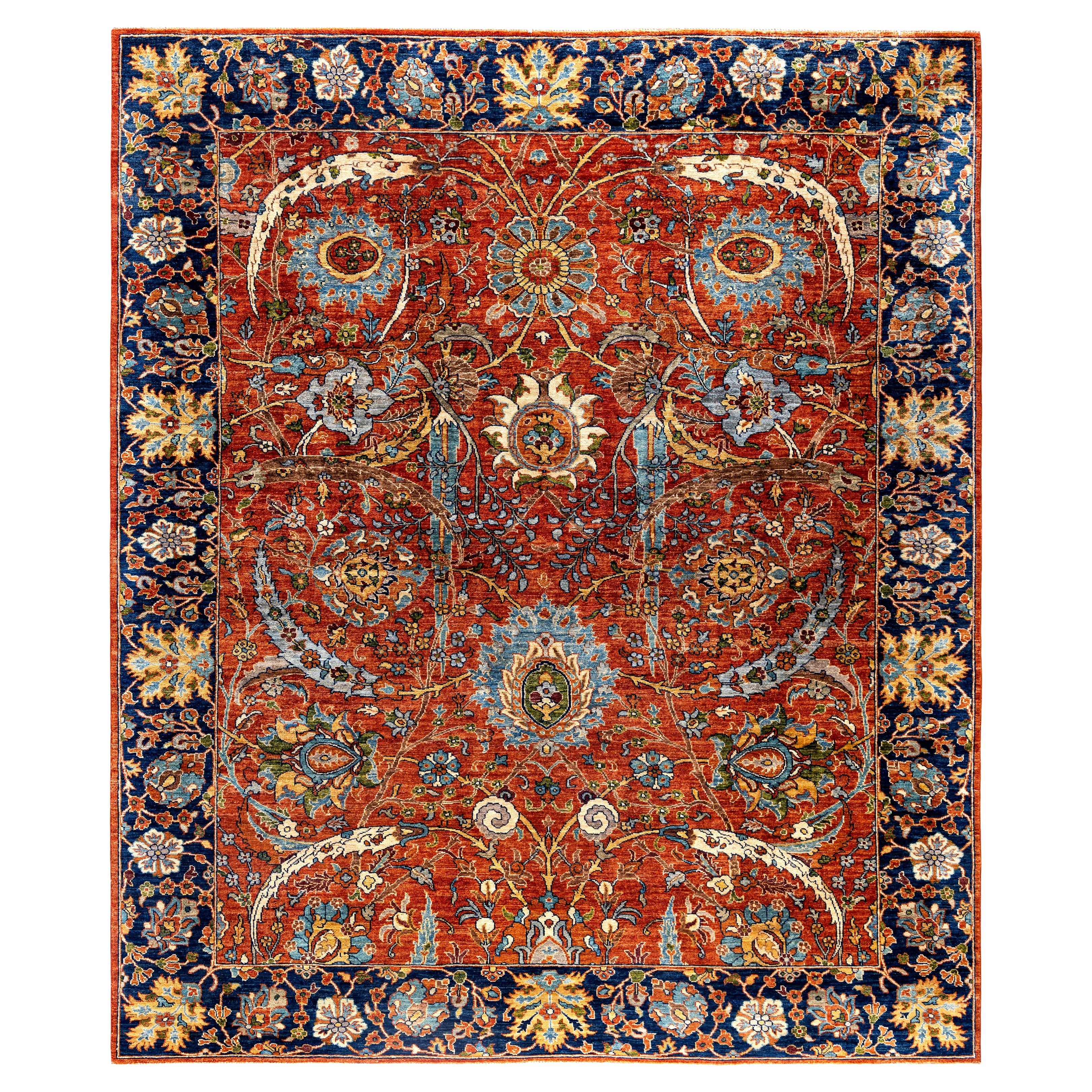 Alfombra de lana única Serapi Naranja 8' 3" x 9' 10"