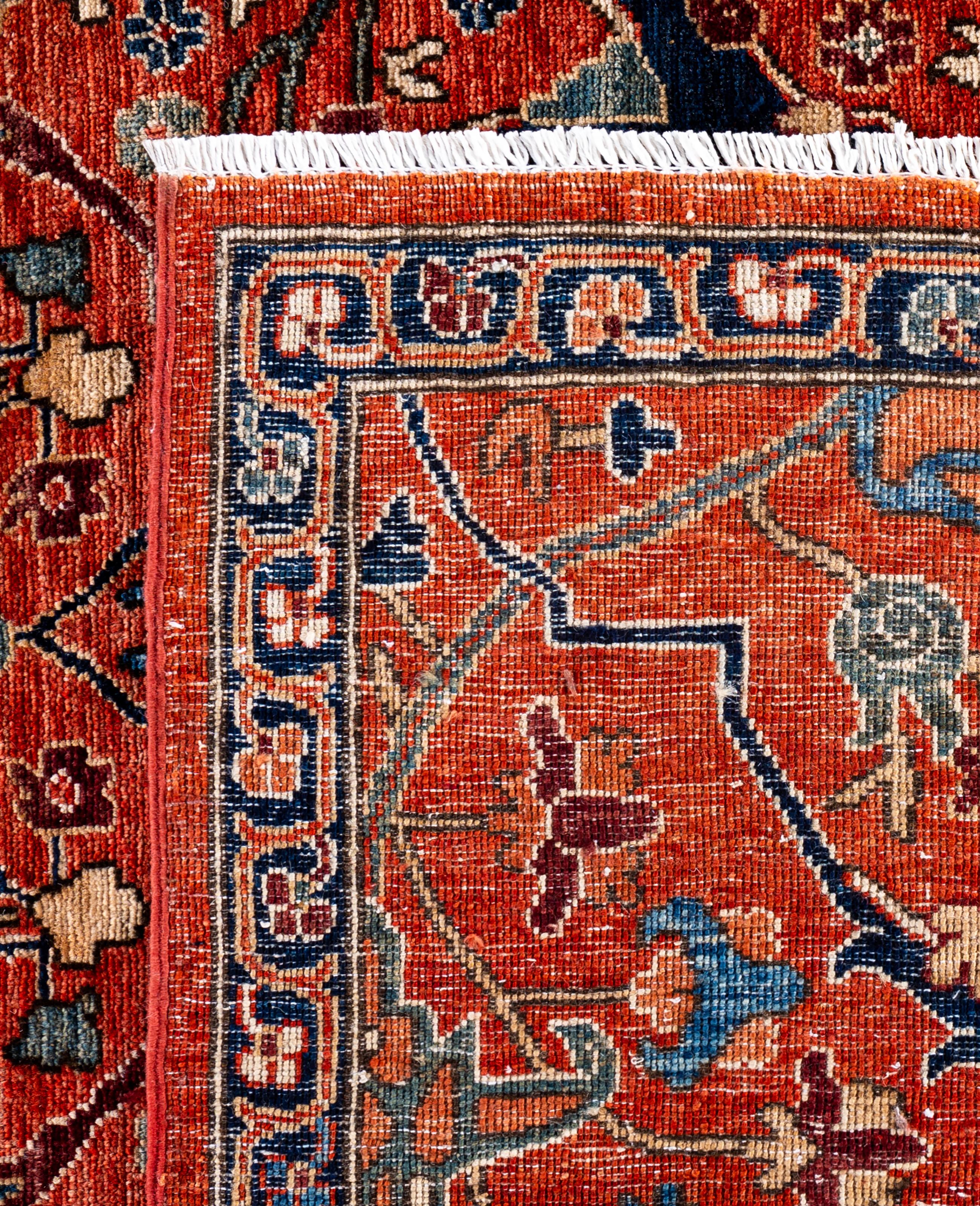 Serapi One-of-a-Kind Wool Red Area Rug 8' 11