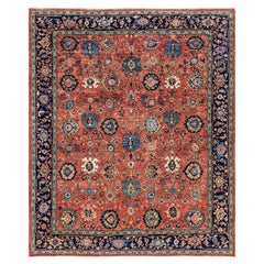 Serapi One-of-a-Kind Wolle Rot Bereich Teppich 8' 2" x 9' 10"