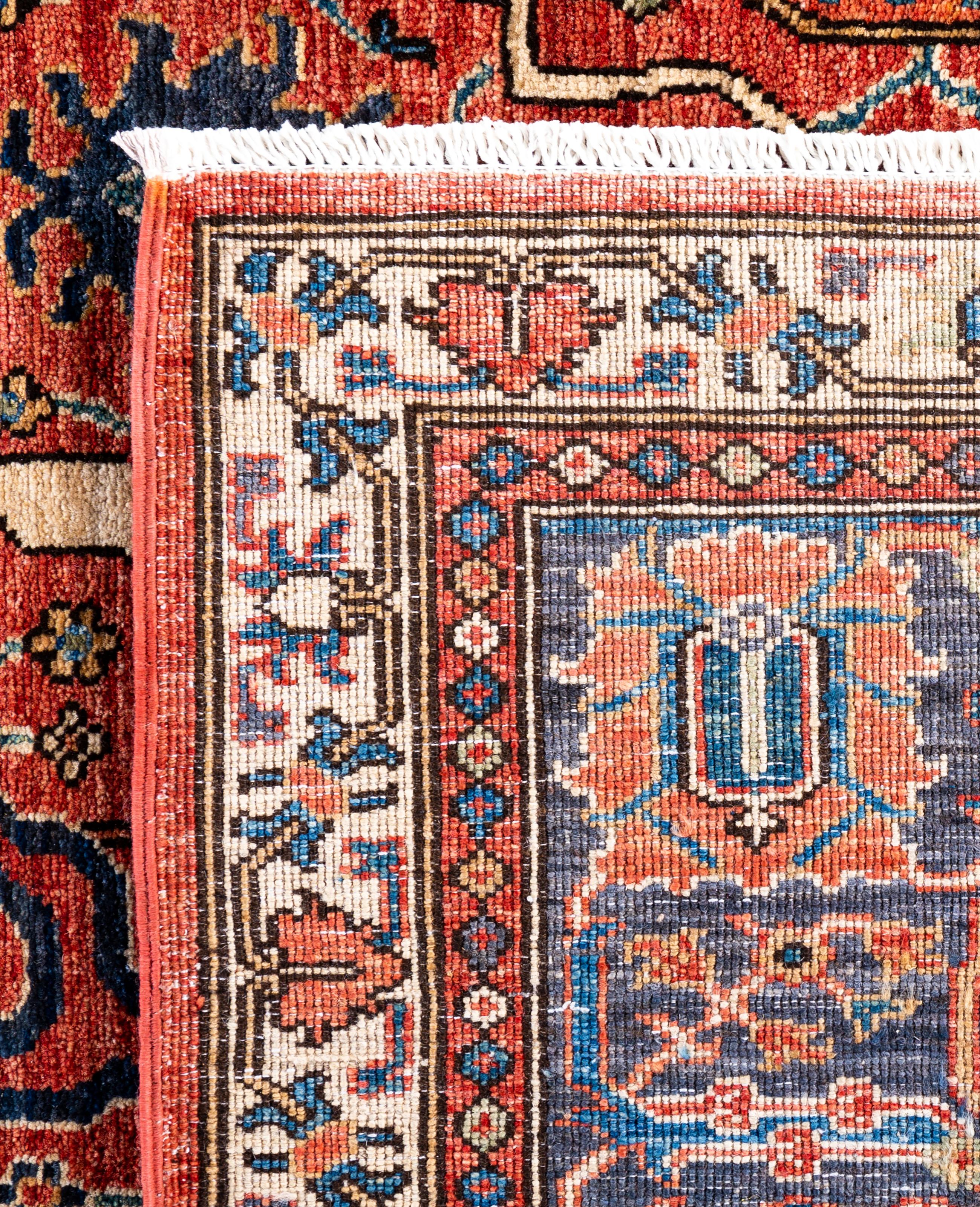 Serapi One-of-a-Kind Wool Red Area Rug 8' 3