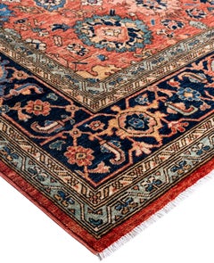 Serapi One-of-a-Kind Wool Red Area Rug 9' 0" x 12' 0"