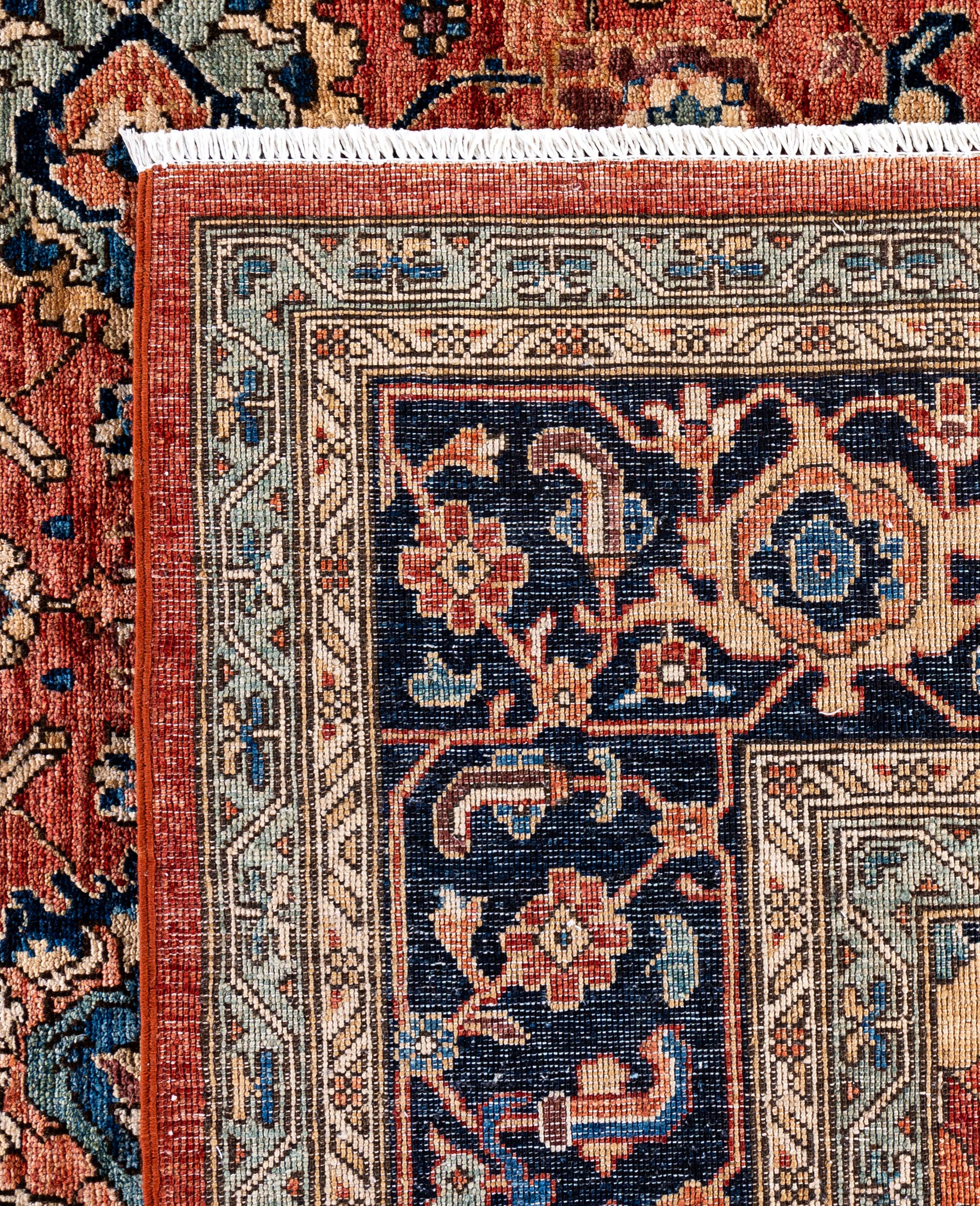Serapi One-of-a-Kind Wool Red Area Rug 9' 3