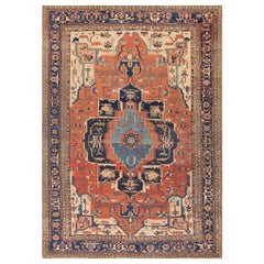 Tapis Serapi ancien, c. 1880