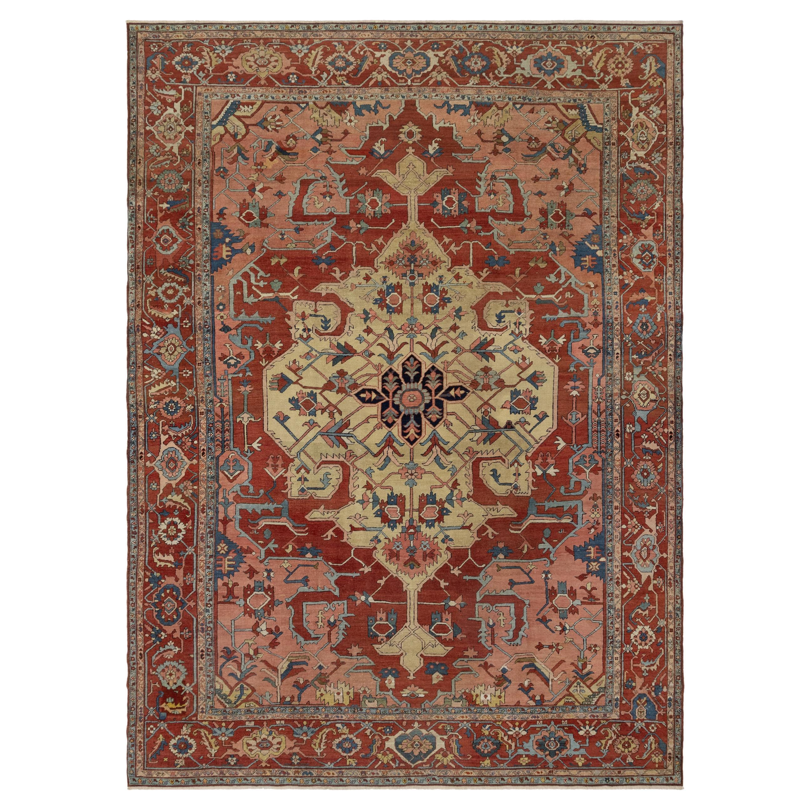 Tappeto Serapi Antico, circa 1880