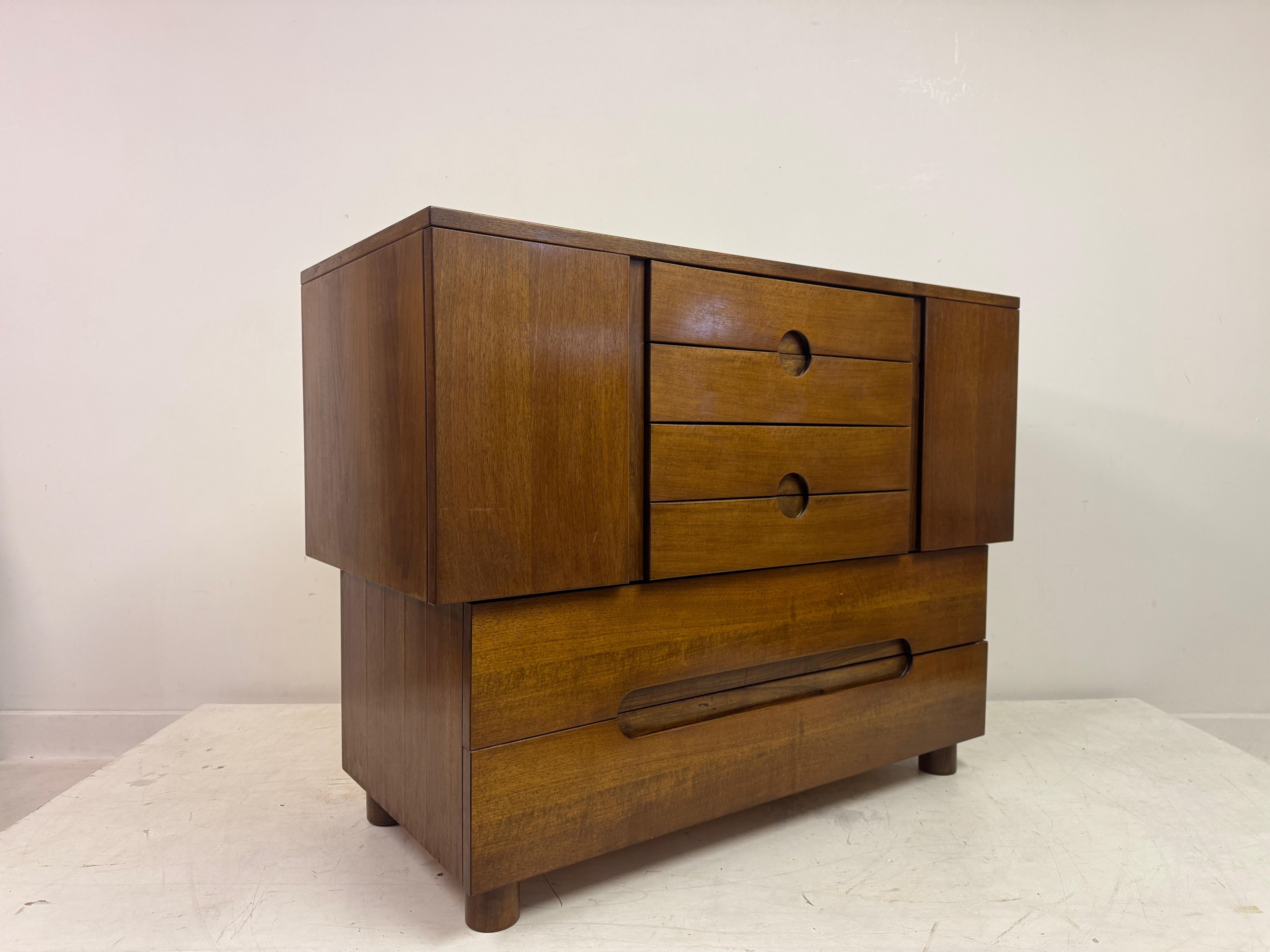 Serena-Schrank von Giovanni Michelucci für Poltronova, Italien, 1950er Jahre im Angebot 8