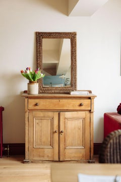 Serena Rattan Mirror, Hand-Woven Cane Frame, Victorian Style, UK Made