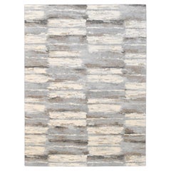 Serene and Modern Tibetan Wool Rug 9'x12'