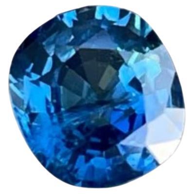 Serene Blue Sapphire 1.25 Carats Fancy Oval Cut Natural Sri Lankan Gemstone