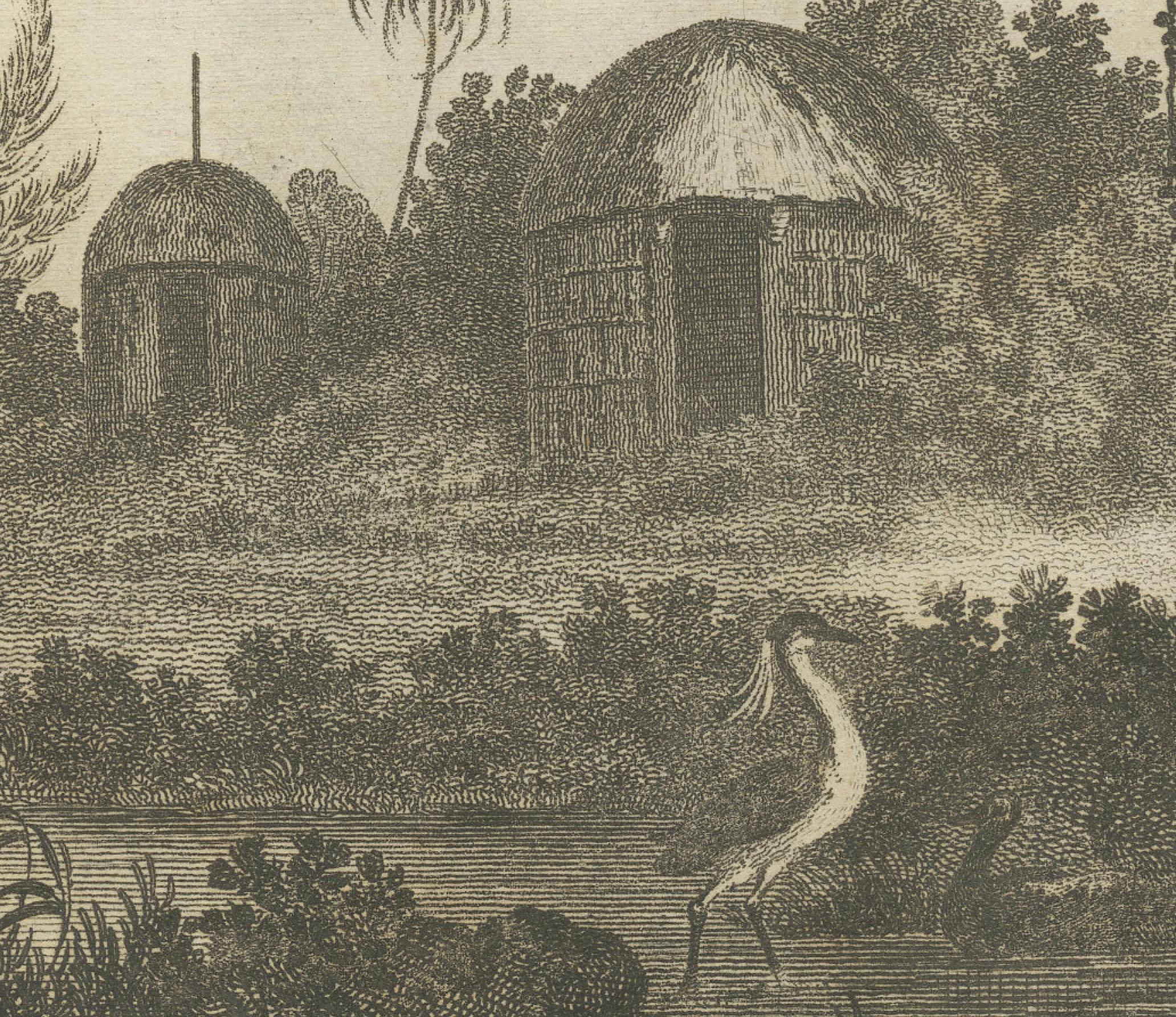 Engraved Serene Daily Life in New Caledonia: A Captured Moment from Cook's Voyages, 1784 For Sale
