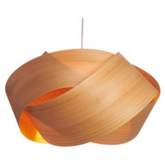 Scandinavian Design natural rare wood 14" chandelier pendant-Limited Edition