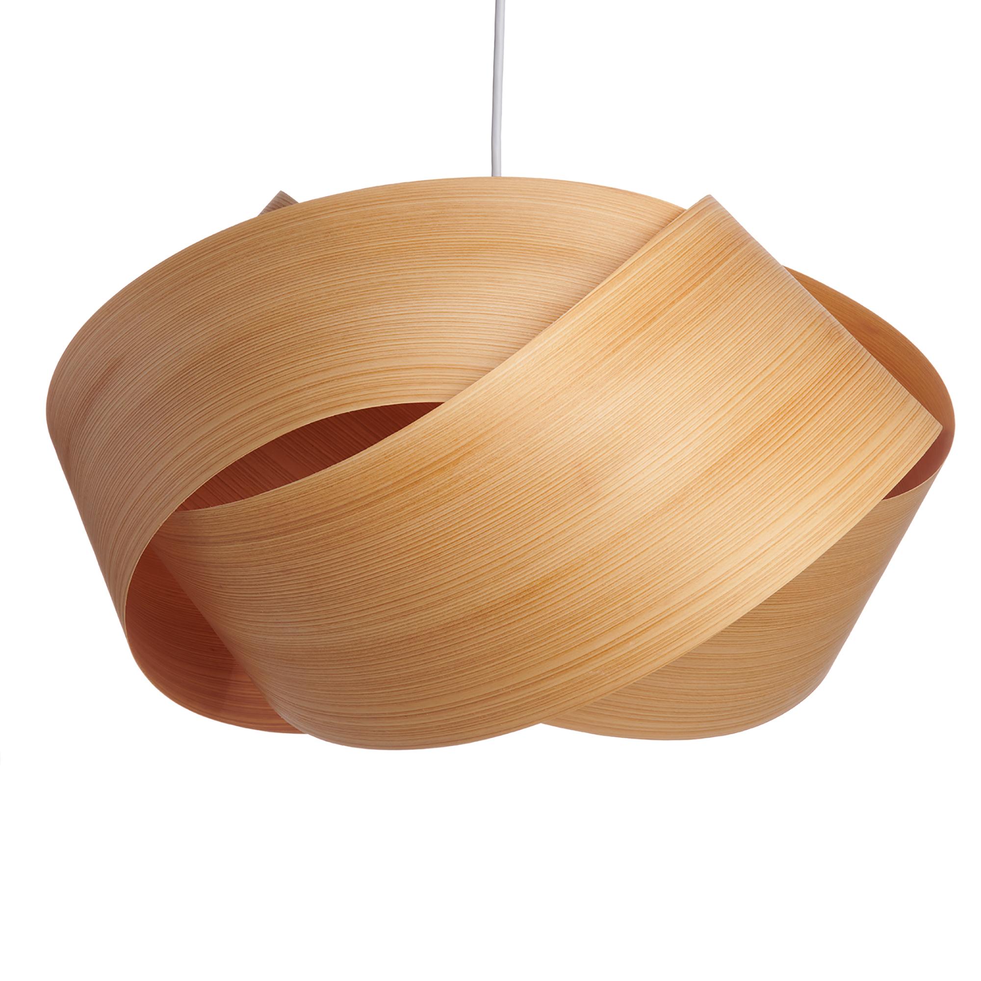 The Serene pendant light is a contemporary, Mid-Century Modern light fixture with a Scandinavian design and organic modern composition. This minimalist luxury wood veneer pendant design is the perfect way to add a touch of nature and elegance to