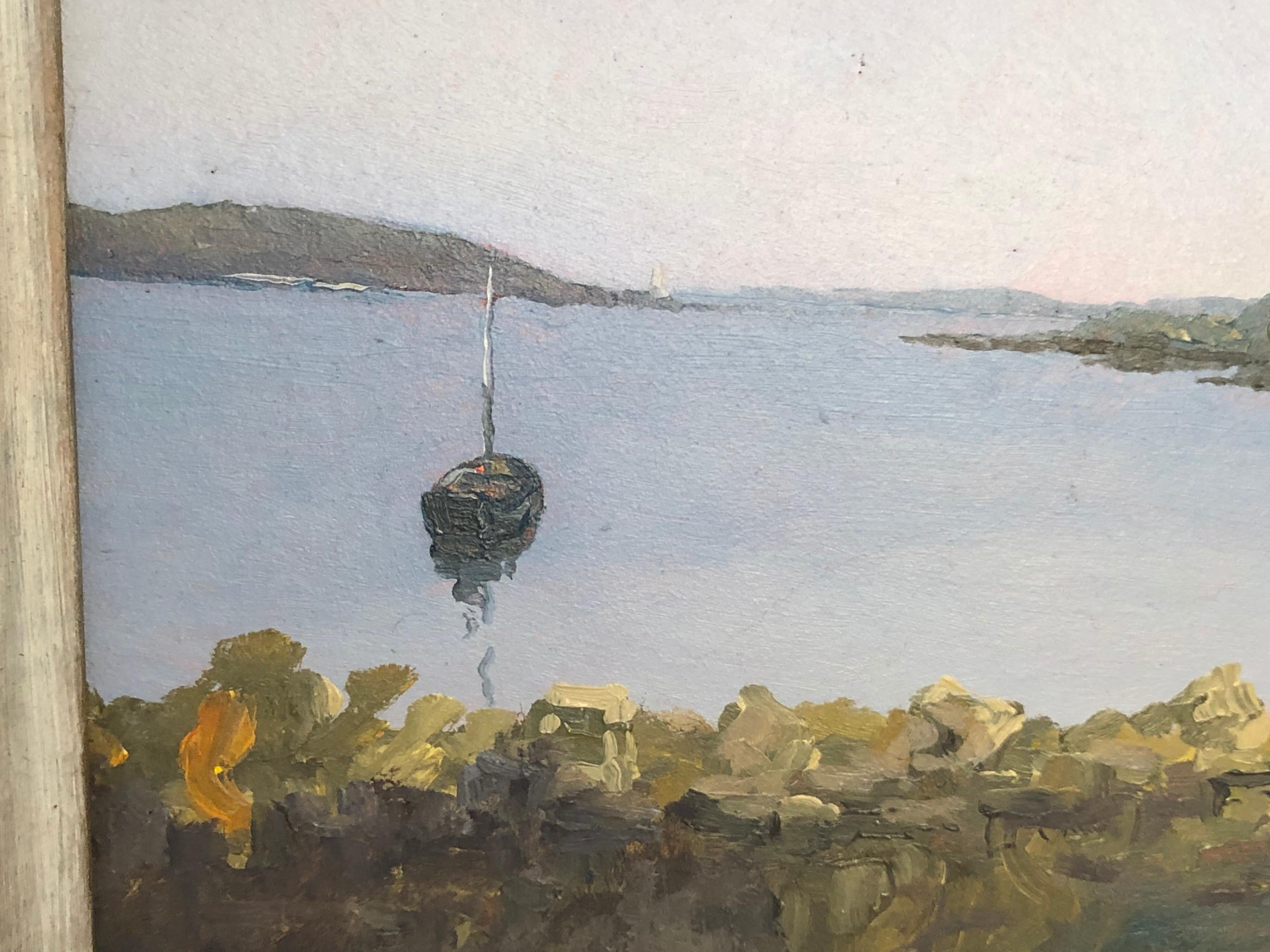 Serene Oil on Board of Irelands Connemara by Irish Artist Dennis Gallery 9