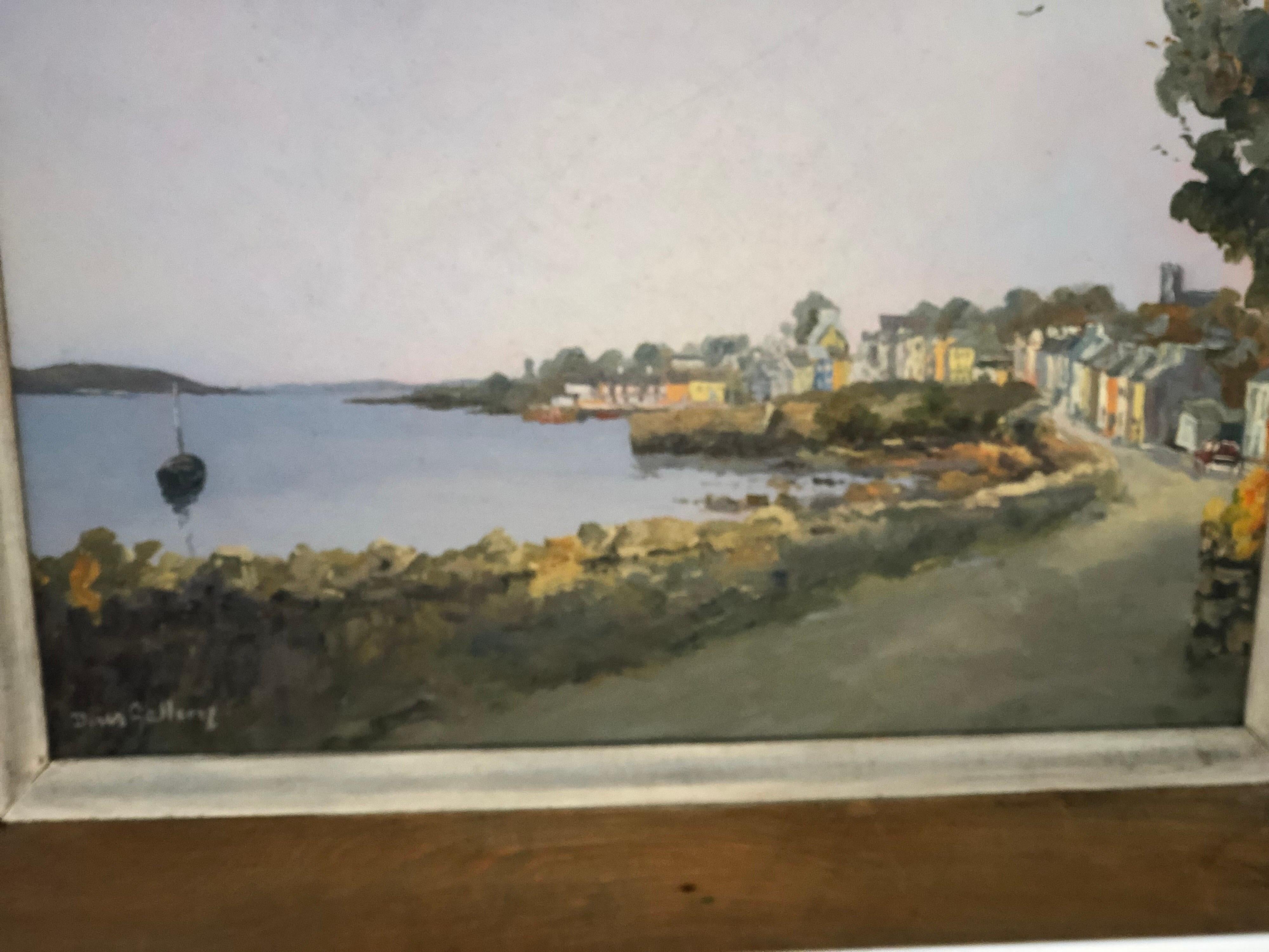 Serene Oil on Board of Irelands Connemara by Irish Artist Dennis Gallery 10