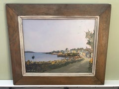 Serene Oil on Board von Irlands Connemara von Irischen Künstler Dennis Gallery